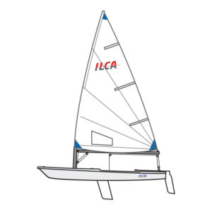 barco ILCA 6 laser radial completo