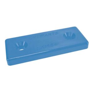 Placa para Cincha Nylon Azul | Optimist